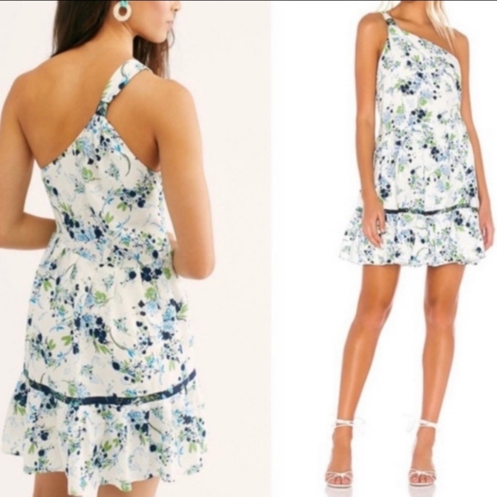 Free People All Mine White Mini Dress